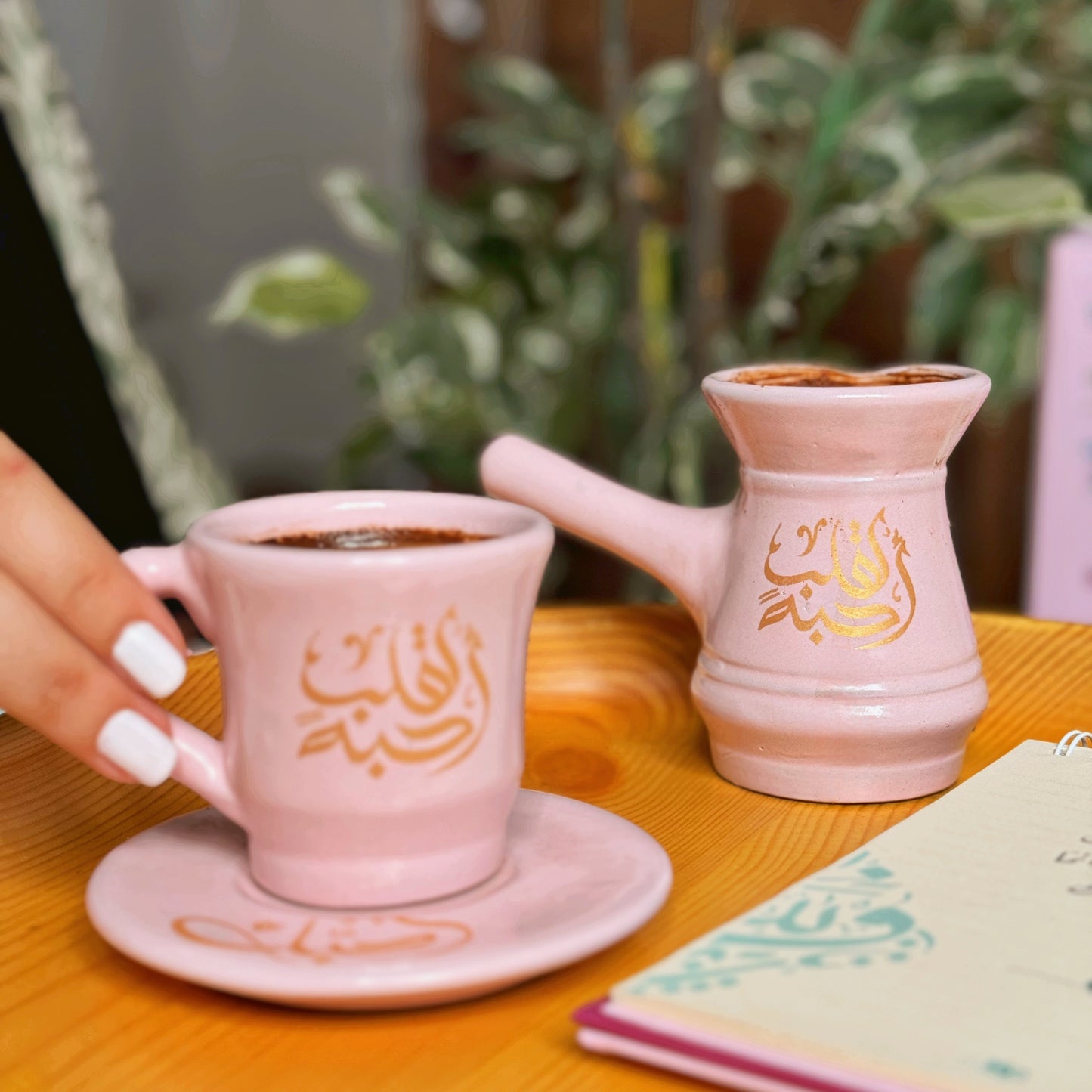 For A Heart I Love Coffee Box Pink