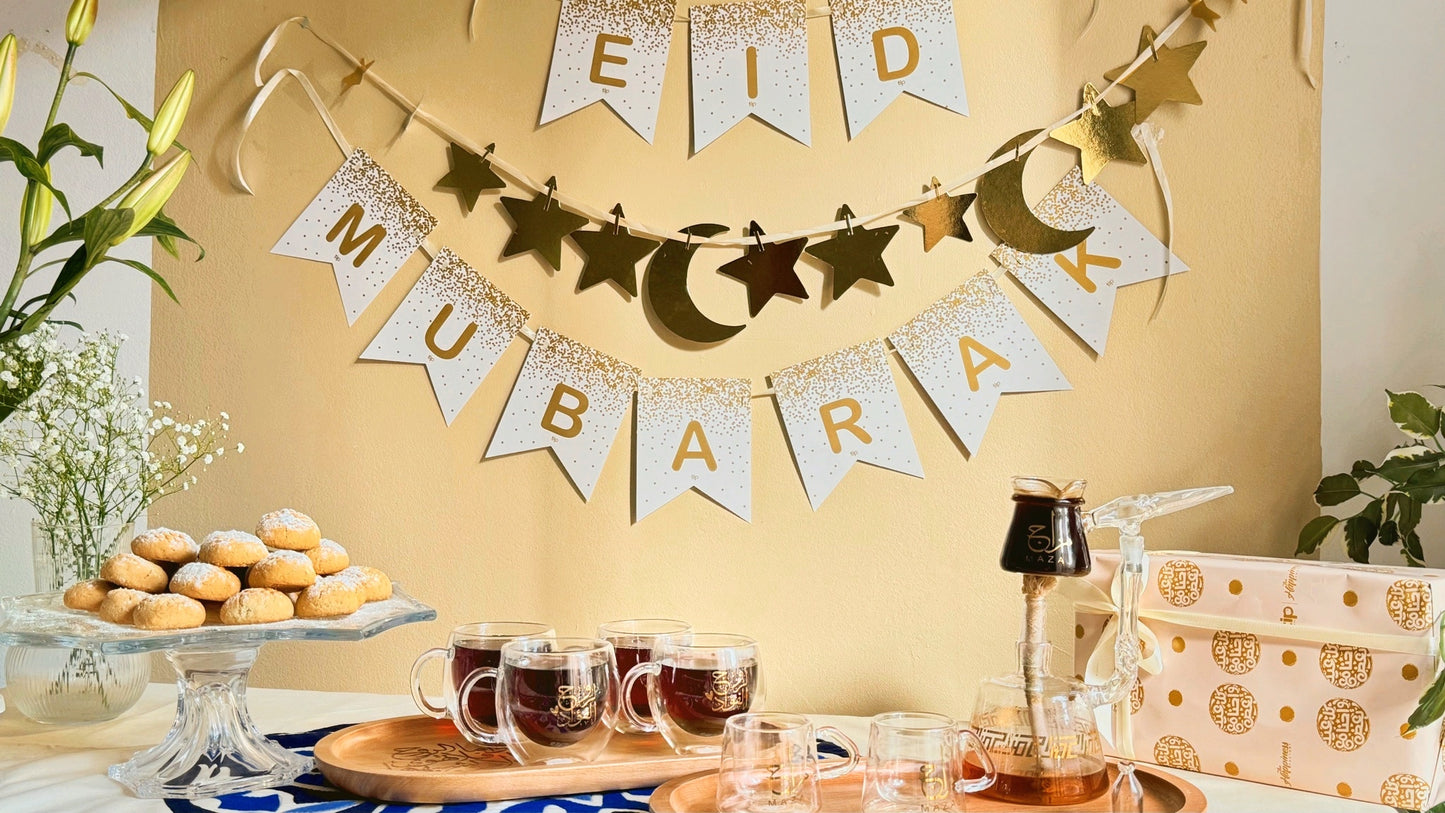 Eid Mubarak Decoration Banner Box