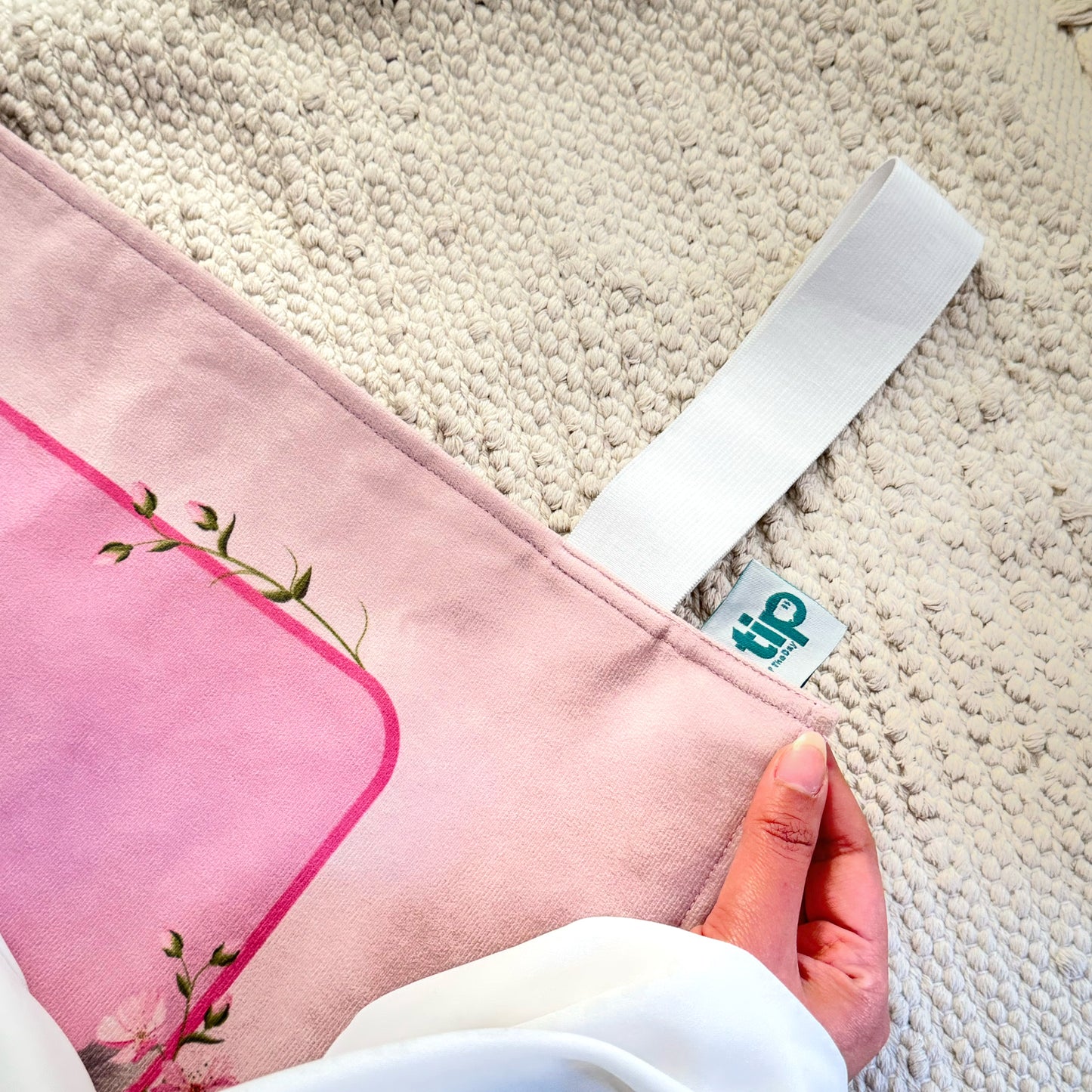 Pink Rosette Sejadah