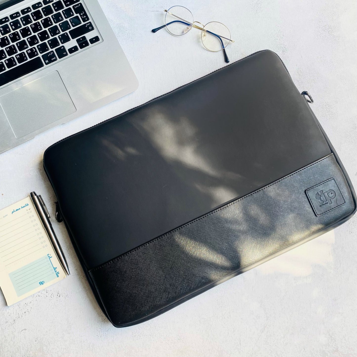 Matte laptop sleeve