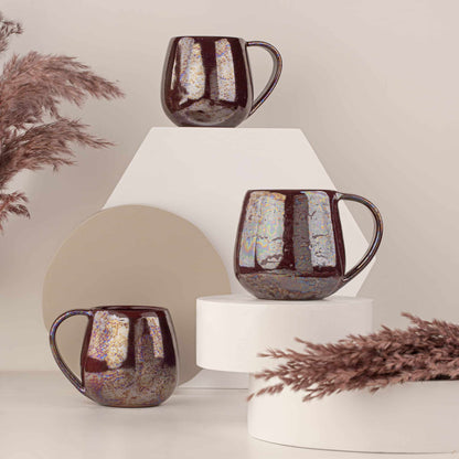 Burgandy Rainbow Mug
