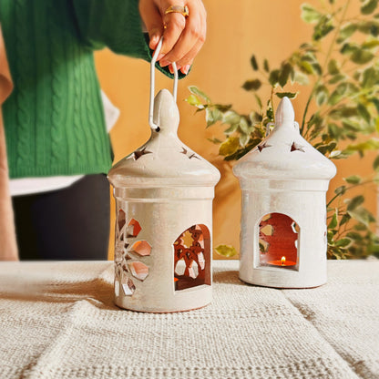 White Andalus lantern