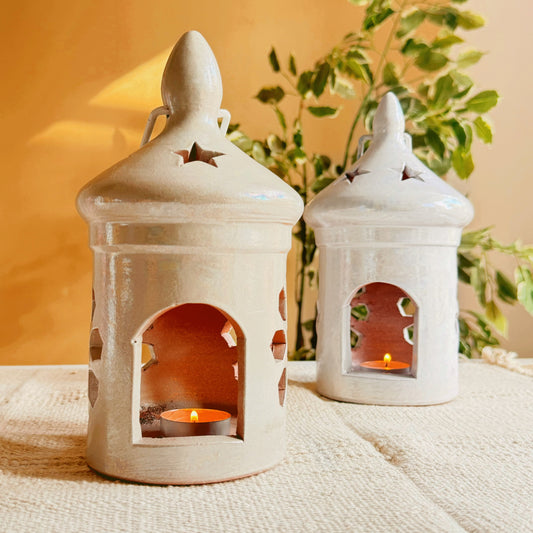 White Andalus lantern
