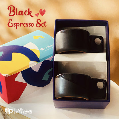 Black Espresso cup Set