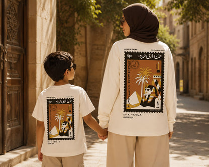 Egypt kids T-Shirt Brown