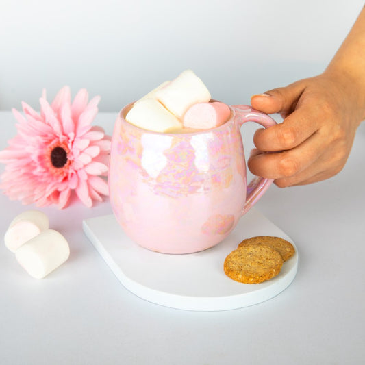 Pink Curvy Mug