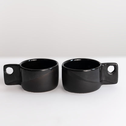 Black Espresso cup Set